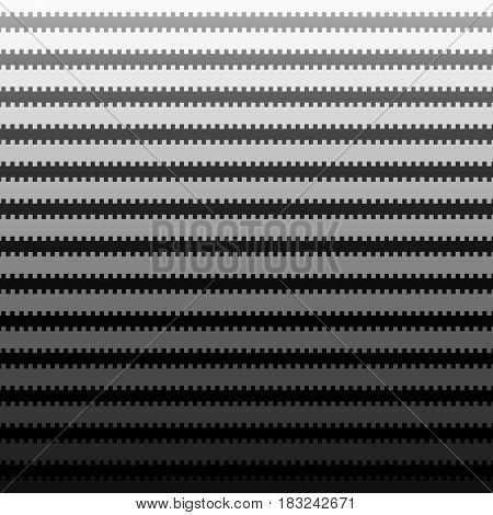 Abstract background. Vector illustration with cogged lines on black