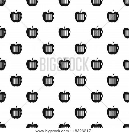 Code to represent product identification pattern seamless in simple style vector illustration