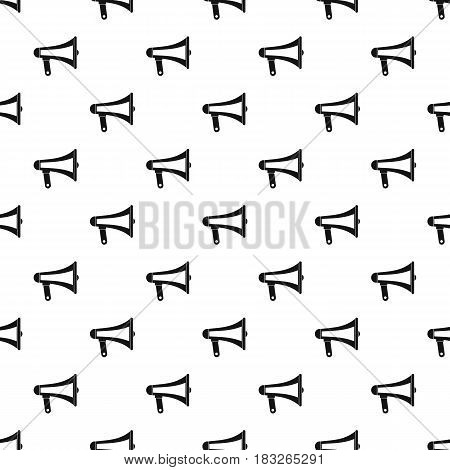 Loudspeaker pattern seamless in simple style vector illustration