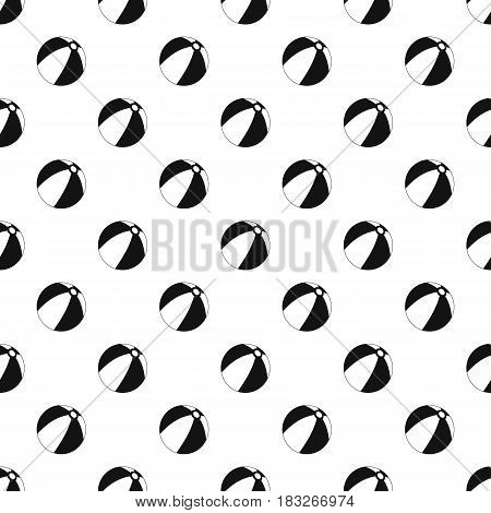 Ball for children to play pattern seamless in simple style vector illustration