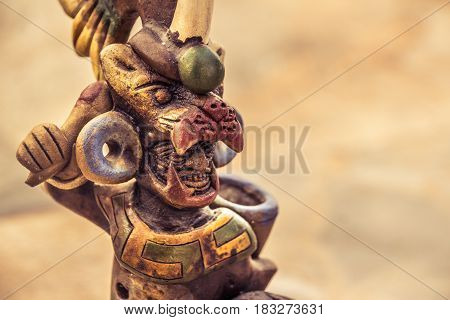 Aztec Mexican Warrior Handicraft