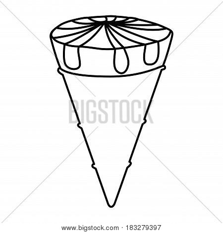 Delicious ice cream icon vector illustration graphic design