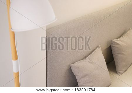 Contemporary Furniture In Minimal Room Style stock photo