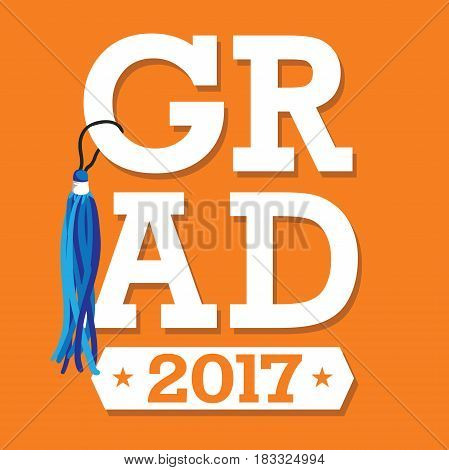 Class Of 2017 Congratulations Graduate Typography