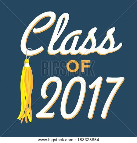 Class Of 2017 Congratulations Graduate Typography