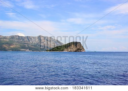 Budva old town. Montenegro, Europe. Adriatika, sea