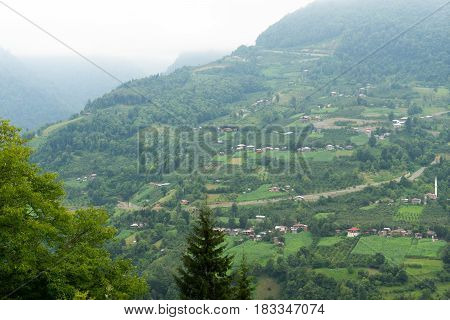 Macahel Valley In Eastern Black Sea, Artvin, Turkey.