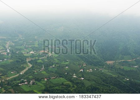 Macahel Valley In Eastern Black Sea, Artvin, Turkey.