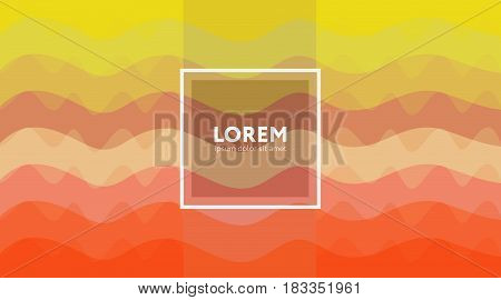 Vector Background In Orange Color Gamut. Abstract Background.