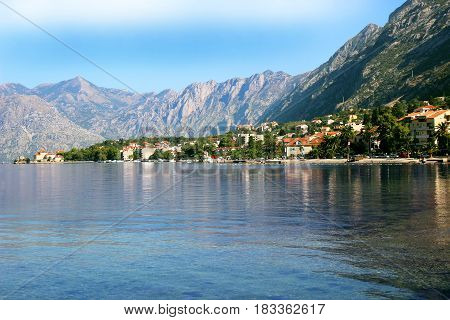 Bay of Kotor, Montenegro. Beautiful nature in Montenegro