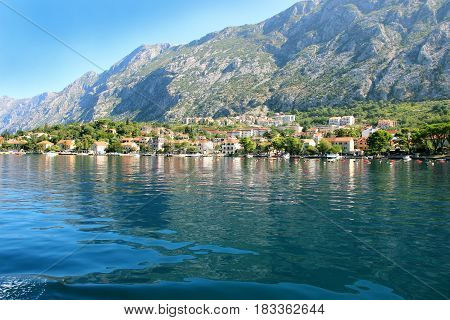 Bay of Kotor, Montenegro. Beautiful nature in Montenegro