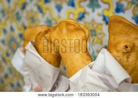 Traditional Fritta Food From Brindisi, Italy