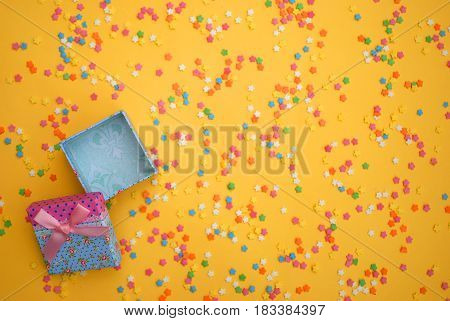 Some sweet candies spreading pastry for some background
