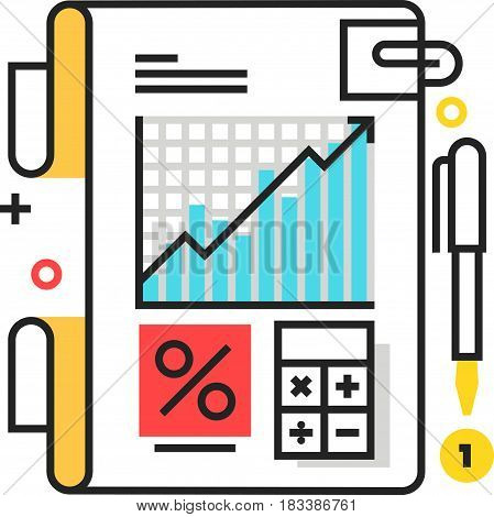 Color Box Icon, Tax Law Illustration, Icon