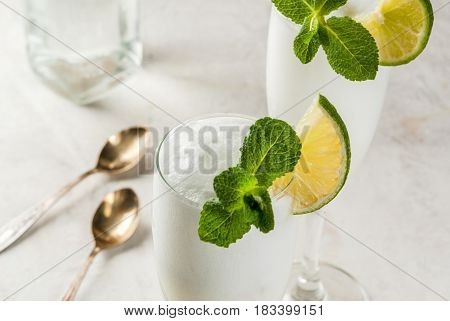 Italian Alcoholic Cocktail Sgroppino