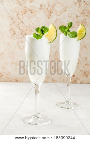 Italian Alcoholic Cocktail Sgroppino