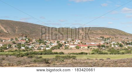 A view of Zoar a village in the Western Cape Province