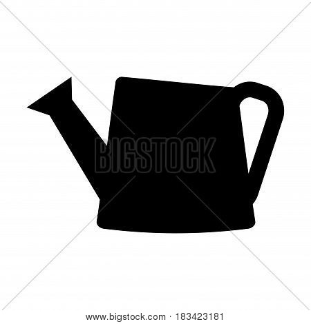watercan icon over white background. gardening equipment concept. vector illustration