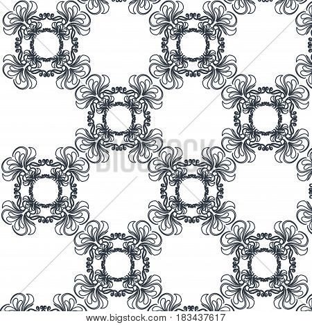 seamless textute vintage decorative ornate design vector illustration