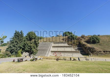 The Famous Pyramid Of Cholula