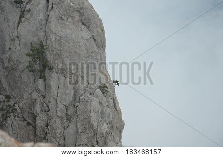 Fog Over The Rocks Of Ai Petri