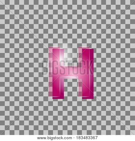 Vector. Letters Are Pink In Color But Isolated Background. Can B