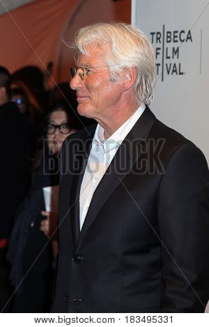 NEW YORK, NY - APRIL 24: Richard Gere attends 'The Dinner' Premiere at BMCC Tribeca PAC on April 24, 2017 in New York City.