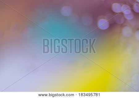 Beautiful backdrops colorful bokeh blurred defocused dots soft lights background with selective focus.