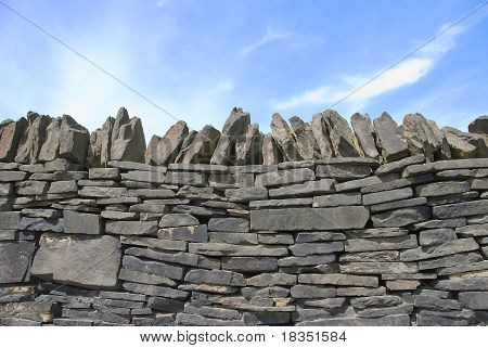 Drystone væg