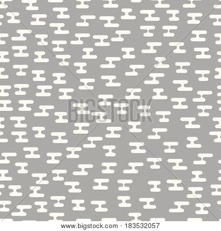 Geometric shapes, rounded pipes, lines pattern on grey background.