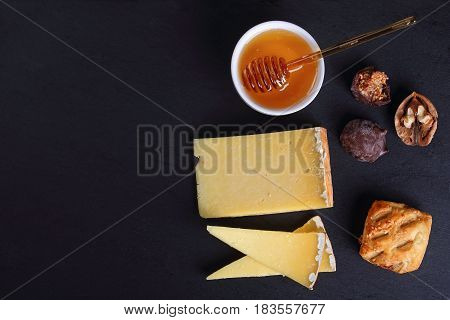 French Cantal Cheese Cut In Slice