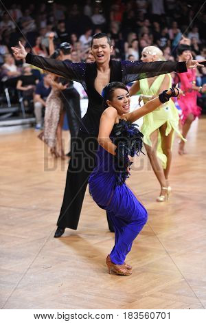 Dance Latin Couple In A Dance Pose