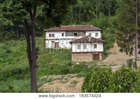 Panoramic view of medieval Sukovo Monastery Assumption of Virgin Mary, Serbia