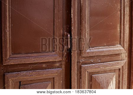 An Ancient Door Handle In Tbilisi Georgia