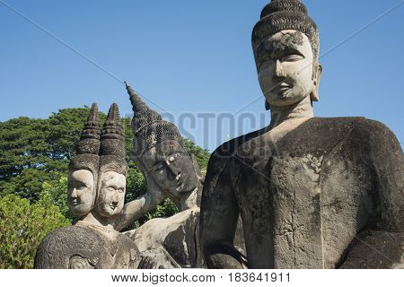 Laos Vientiane Xieng Khuan Buddha Park