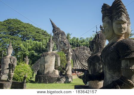 Laos Vientiane Xieng Khuan Buddha Park