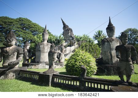 Laos Vientiane Xieng Khuan Buddha Park