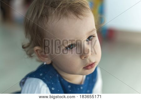 Portrait of a 2 year old girl