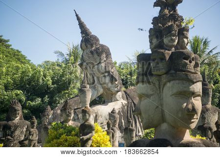 Laos Vientiane Xieng Khuan Buddha Park