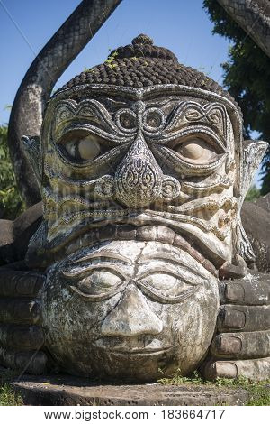 Laos Vientiane Xieng Khuan Buddha Park