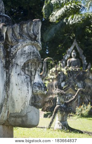 Laos Vientiane Xieng Khuan Buddha Park
