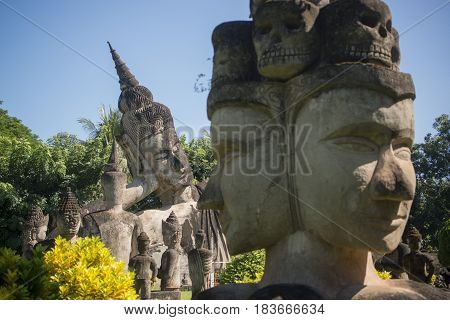 Laos Vientiane Xieng Khuan Buddha Park