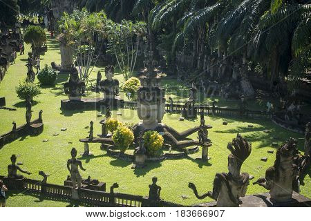 Laos Vientiane Xieng Khuan Buddha Park