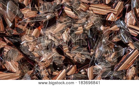 colorful broken glass concept for problem and something damaged background