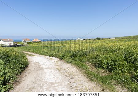 Walking Through The Municipality Of Ajo In Cantabria