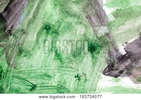 Abstract green watercolor background for you design