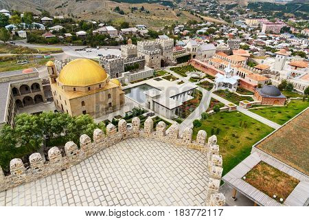 View On Rabati Castle From Citadel In Akhaltsikhe, Georgia