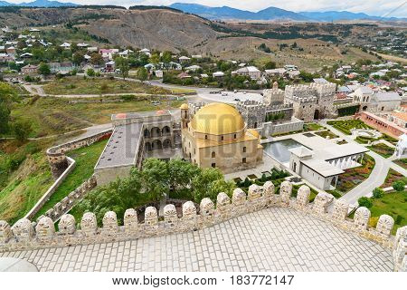 View On Rabati Castle From Citadel In Akhaltsikhe, Georgia