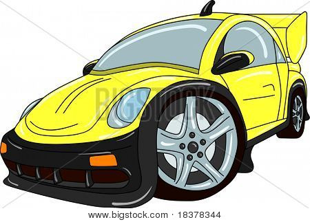 вектор - Тюнинг автомобилей изолирован на фоне