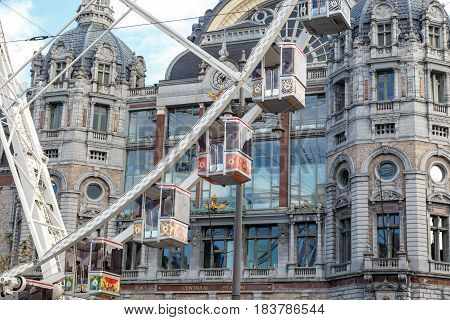 Exterior Antwerp Central Station